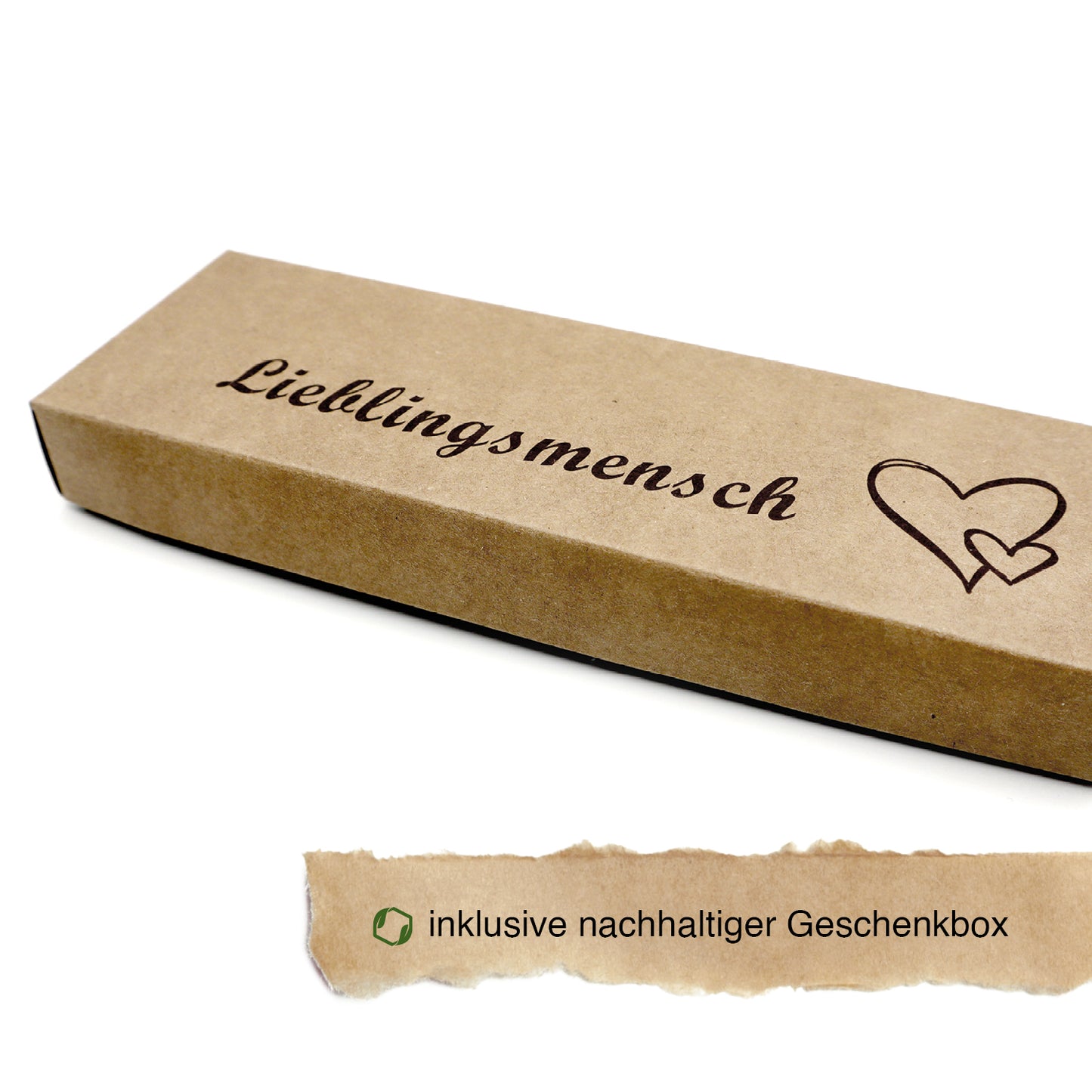 MORWE Bambus-Kugelschreiber mit Herz Gravur – Nachhaltiges Geschenk für den Freund/Freundin
