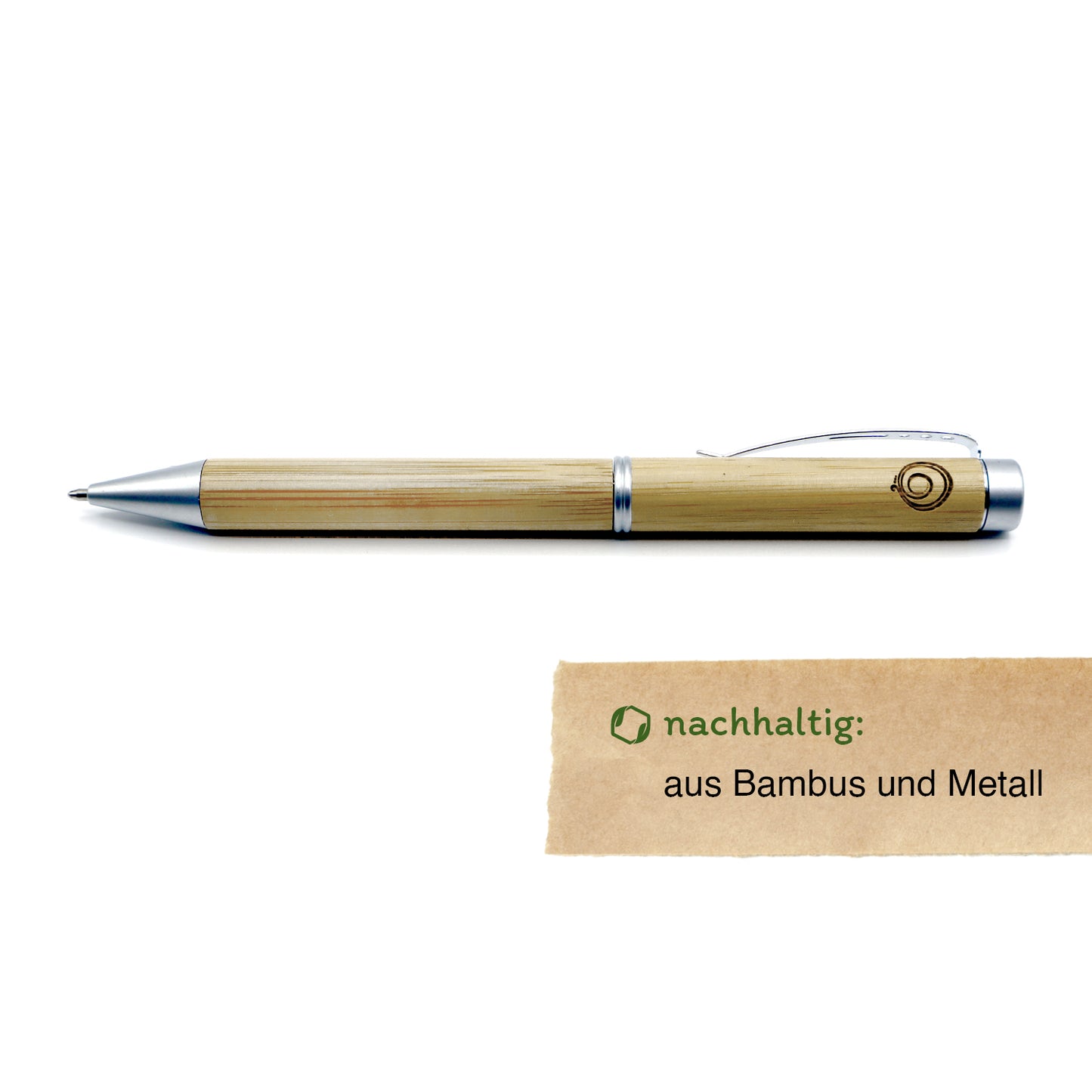MORWE Bambus Kugelschreiber mit Vielen Dank Gravur – Nachhaltiges Geschenk als Dankeschön
