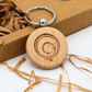 MORWE Schlüsselanhänger aus Holz als Dankeschön - Anhänger mit Vielen Dank Symbol