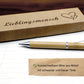 MORWE Bambus-Kugelschreiber mit Herz Gravur – Nachhaltiges Geschenk für den Freund/Freundin